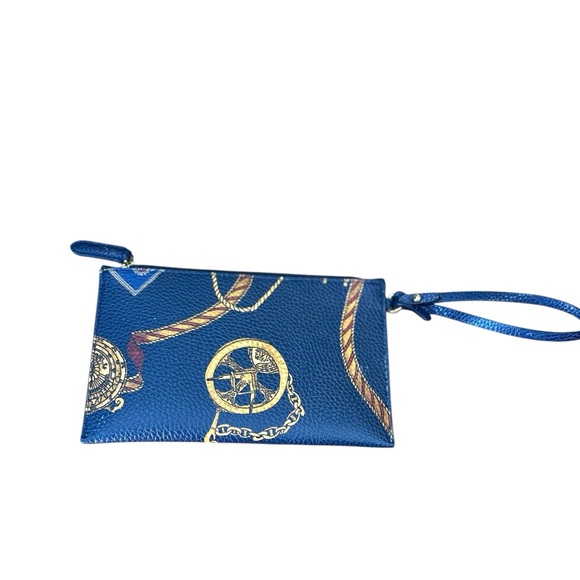 Lauren Ralph Lauren Reversible Nautical Navy tote‎ bag - Picture 5 of 16